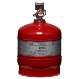 Buckeye (Kitchen Mister Fire Suppression Systems) - 10 Litr Package 5 Flow Point Cylinder W/Valve
